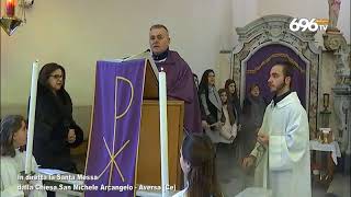 santa messa dalla chiesa san michele arcangelo aversa ce