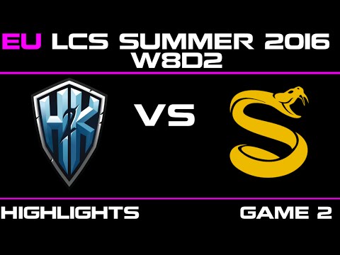 H2K vs SPY Game 2 highlights W8D2 EU LCS 2016 H2K Gaming vs Splyce   SPY vs H2K   LCS LOL