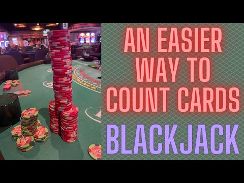 How to count cards easier in Blackjack! The BEST blackjack strategy 2022
