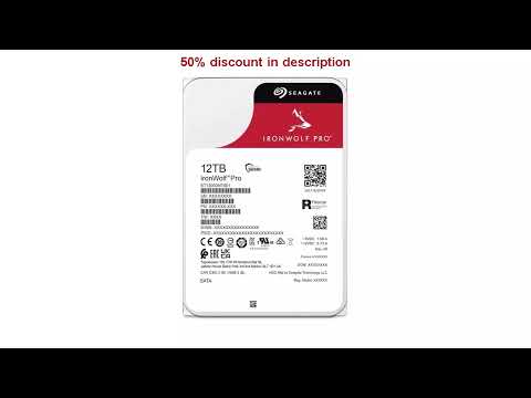 Latest Products You Must Know! FOR Seagate IronWolf Pro ST12000NT001 Hard Drive 12TB 7200 RPM 256