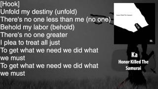 Ka - Just - Lyrics [HD&HQ]