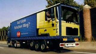 Here are 7 adobe photoshop photos of semitrucks whose trailers are decorated to look like the