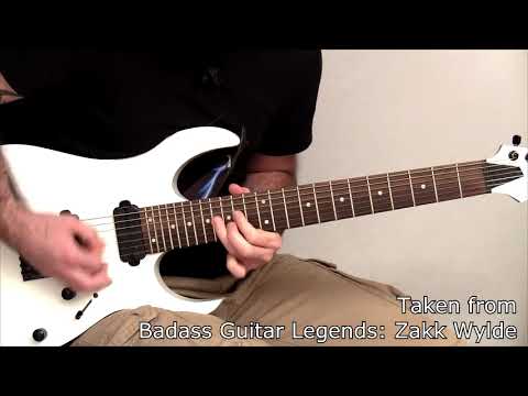 Zakk Wylde Style Guitar Solo