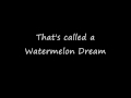 Watermelon Dream by Guy Clark (with on-screen lyrics)