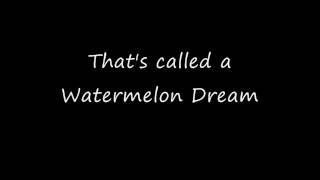 Watermelon Dream by Guy Clark (with on-screen lyrics)