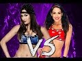 WWE 2K15 PS4 Nikki Bella Cena Attire Vs Brie Bella Daniel Bryan Attire