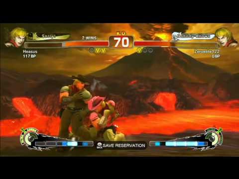 SSF4 AE: Heasus (ken) VS Zeroelite (Ken) - Endless Battle