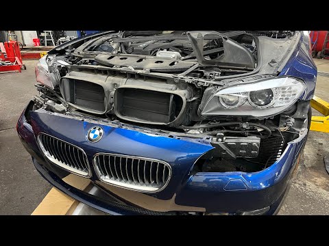 2012 BMW 535I HEADLIGHT ASSEMBLY REMOVAL