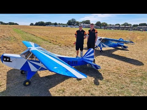 60% SCALE RC CUBS DUO DISPLAY - NICK & SAM AT THE STOW MARIES FLYING EVENT - 2024
