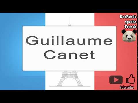 Guillaume Canet‬‬ - How To Pronounce - French Native Speaker