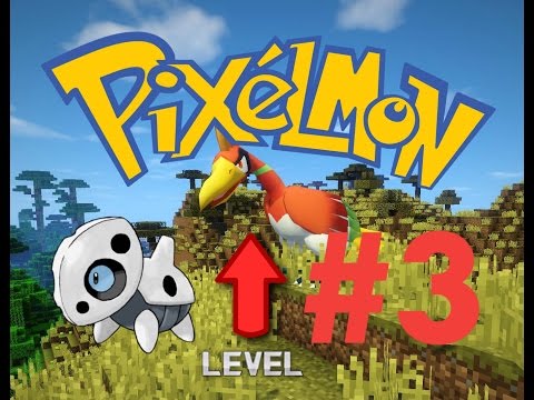 Pixelmon Episode 3 - 5 Bosses! - Leveling up Aron