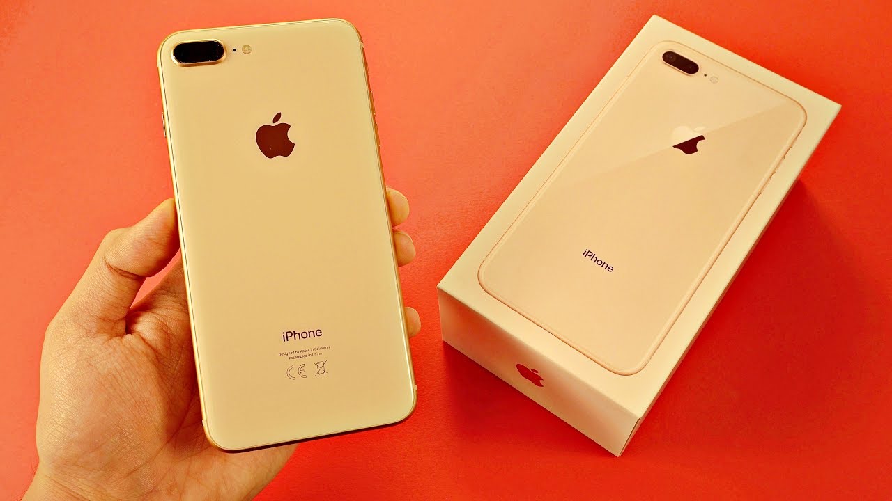 iPhone 8 Plus GOLD Unboxing & First Look vs 7 Plus!
