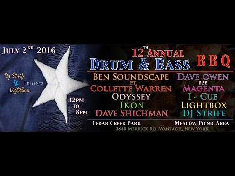 12th Annual DnB BBQ - Ben Soundscape, Collette Warren, Dave Owen,  I-Cue (2016)