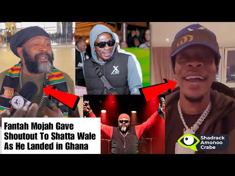 Shatta Wale is Very Big In Jamaica-Legendary Fantah Mojah Revealed As He Landed For Stonebwoy’s BHIM