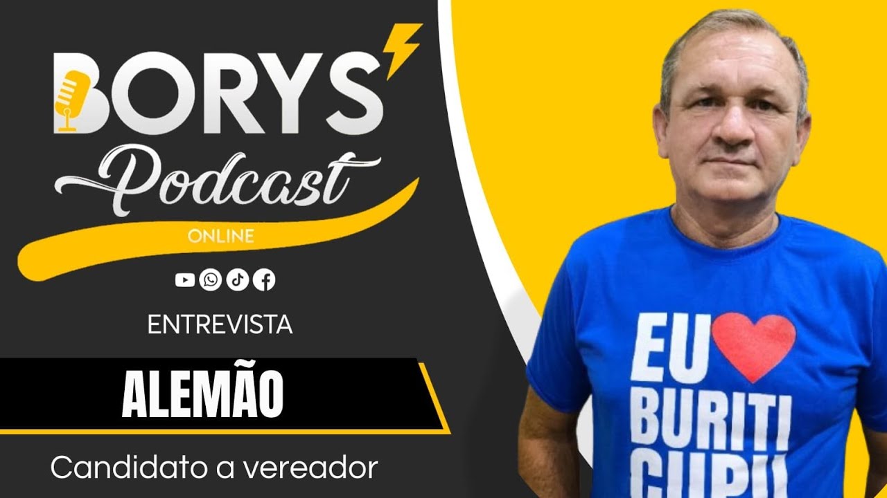 Entrevista com candidato a vereador Alemão.