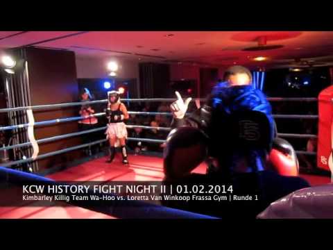 KCW History Fight Night II 01.02.2014 - Kampf 3 - Kimbarley Killig vs  Loretta Van Winkoop