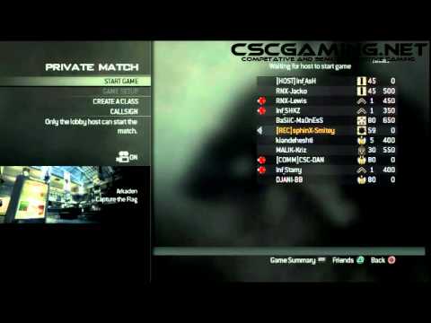 CsC PS3 Tournament Finals RNX Vs S&C PT1
