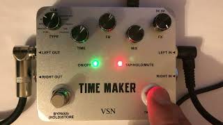 Video thumbnail for Time Maker Pedal Ultra Delay Rowin LTD-02 (VSN) by f4llingstars9