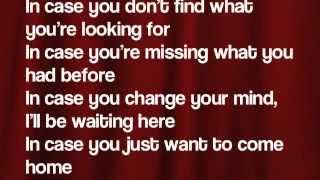 In Case- Demi Lovato (Lyrics)