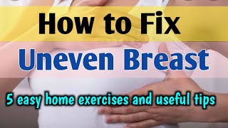 UNEVEN BREAST FIX ( 100%) |Reduce Breast Size | Chest Workout | Sagging Breast | Easy Breast Fat Fix