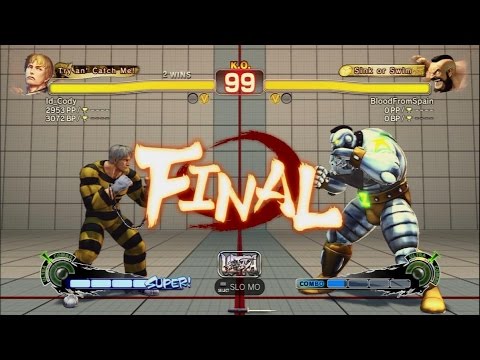 ULTRA SF4 - Cody (Id_Cody) Vs Zangief (BloodFromSpain) 720p  HD ◄◄