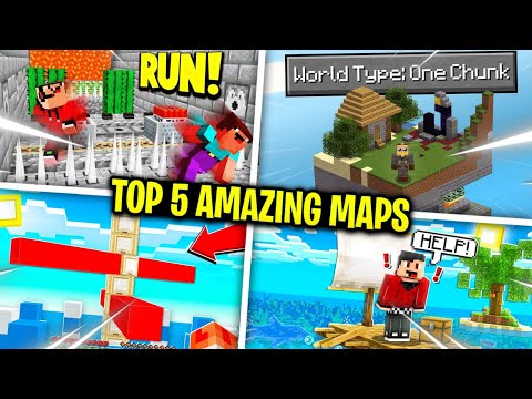 🔥 5 EPIC Minecraft PE Maps You Can't Miss!