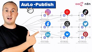 Download the video "Build an Auto-Post Workflow with n8n: AI-Powered Content Machine (Guide + Free Template) 🤖🔥 PART-2"