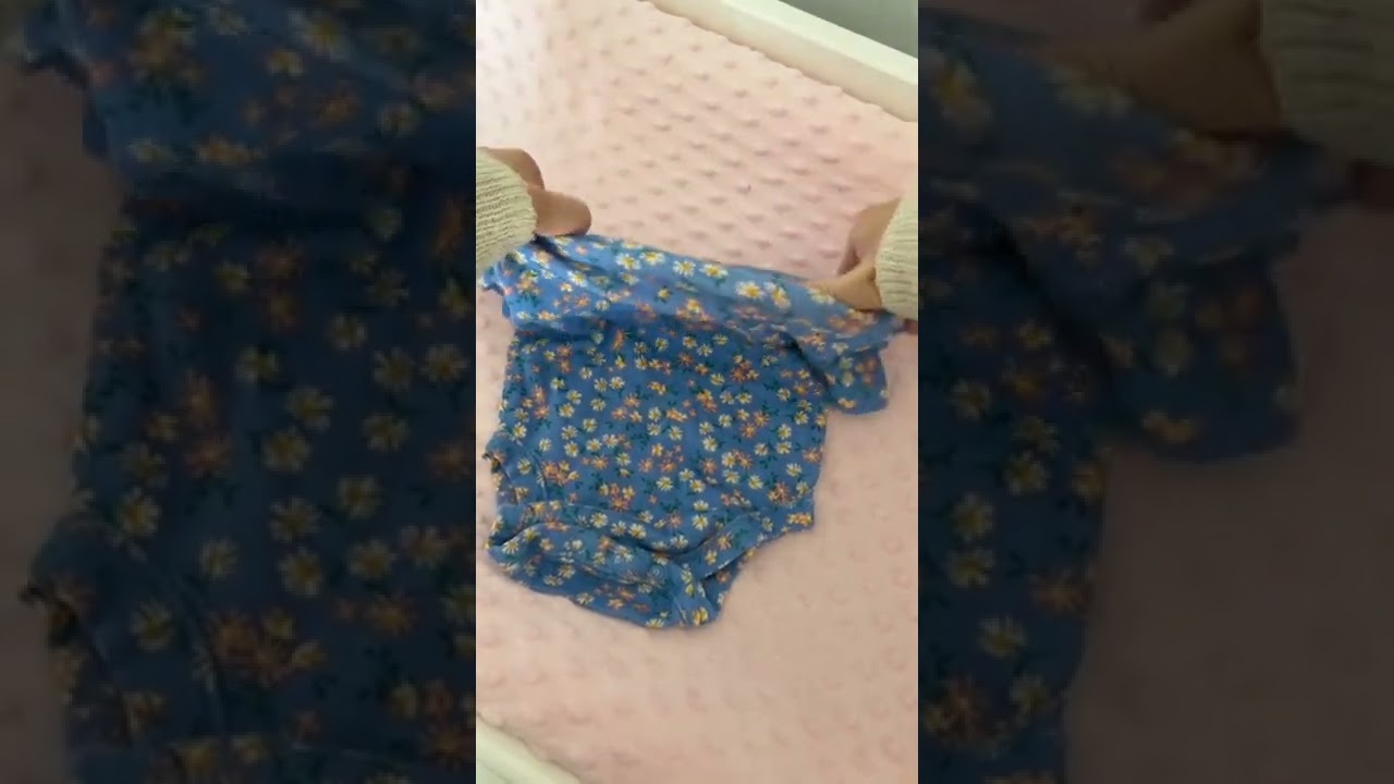 Best hack how to Change your baby's Onesie #shorts