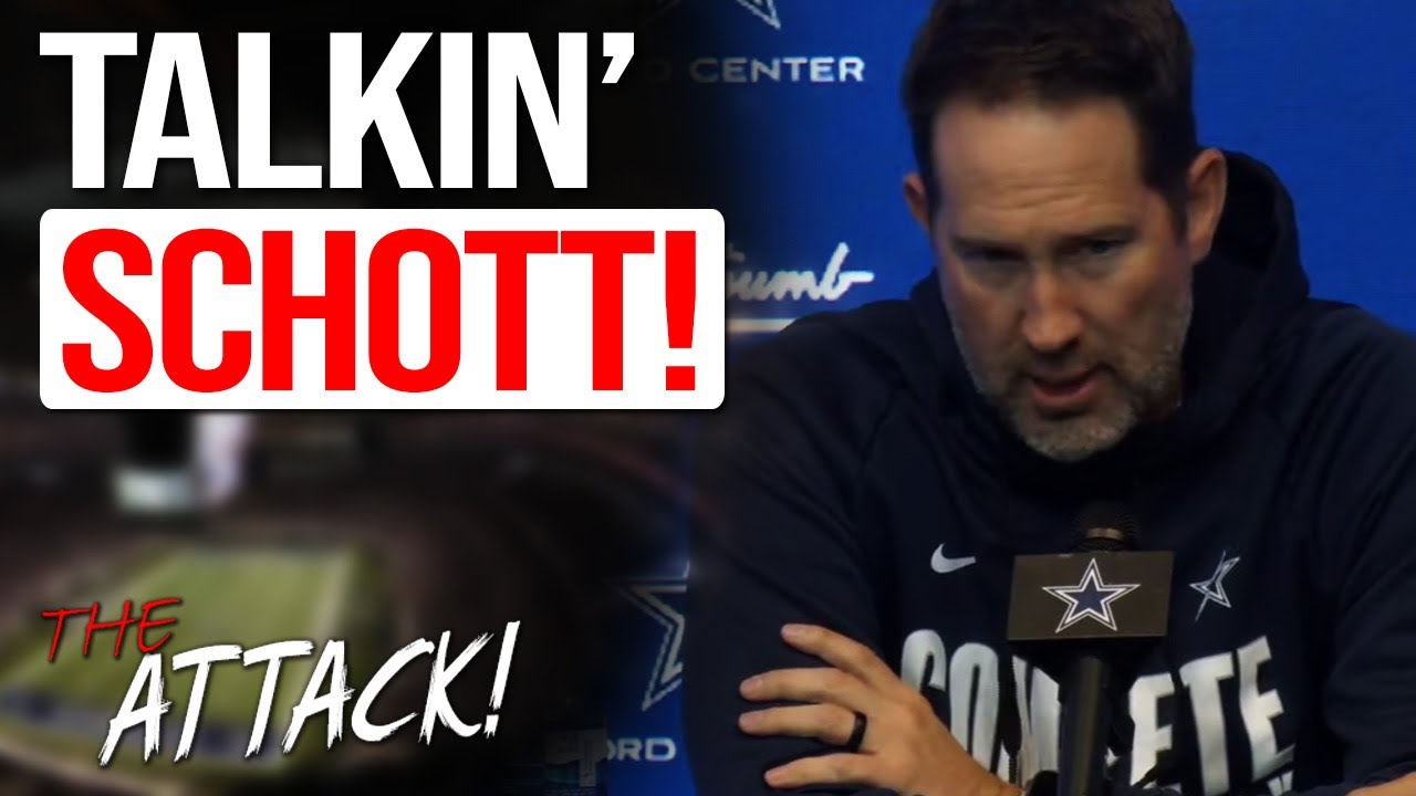 Cowboys’ Brian Schottenheimer SOUNDS OFF on Matt Eberflus, Trevon Diggs, Chargers, & More!
