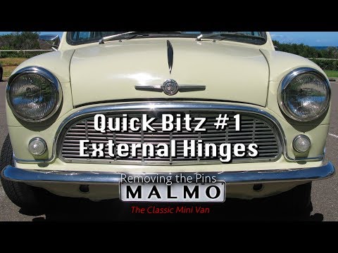 EP4 Classic Mini Door Hinge Removal | Classic Mini Van Restoration | A Rusty Journey