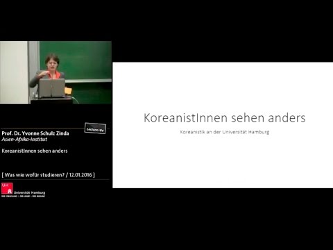 Koreanistik studieren an der Universität Hamburg