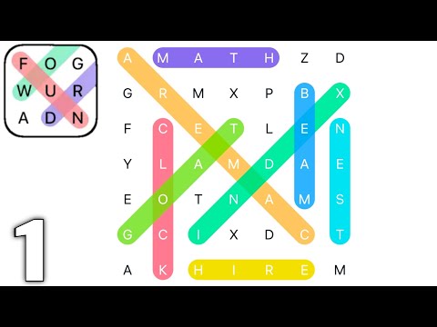 Word Search - Crossword Puzzle - Gameplay Walkthrough Part 1 All Levels 1-10 (Android & iOS) - YouTube