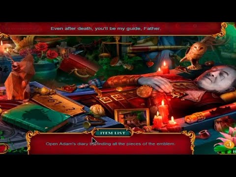Adam's diary puzzle: items Collection; Spirit Legends 1-The forest wraith- Walkthrough