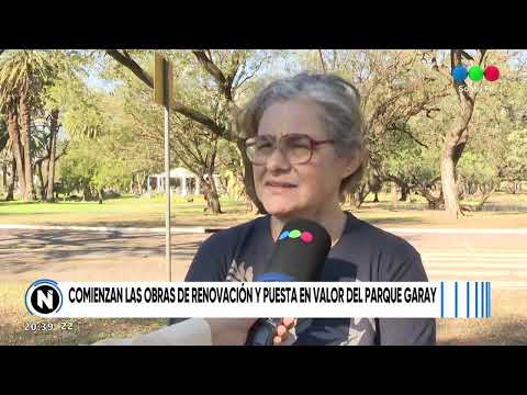 Comienzan las obras de renovación y puesta en valor del Parque Garay