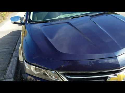 Metallic blue chevy impala