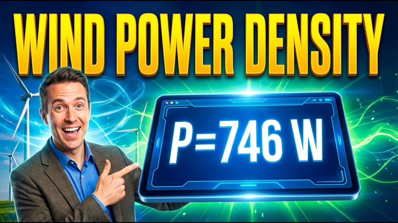 Wind Power Density Interactive Calculator