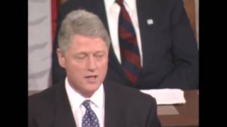 Bill Clinton, 1995 State of the Union Speech and Illegal Immigration