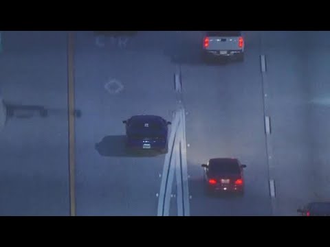 Suspected DUI driver leads authorities in high-speed pursuit