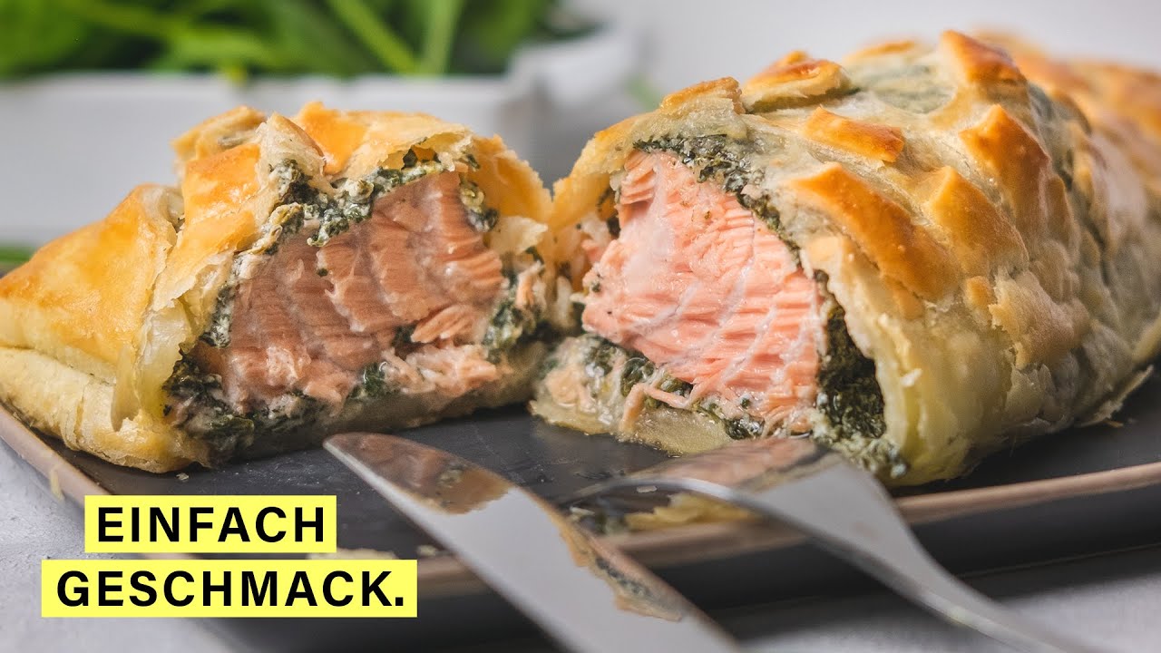 LACHSFILET IM BLÄTTERTEIG - Einfache Rezepte