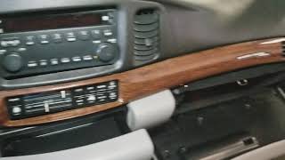 2005 Buick Le Sabre radio removal