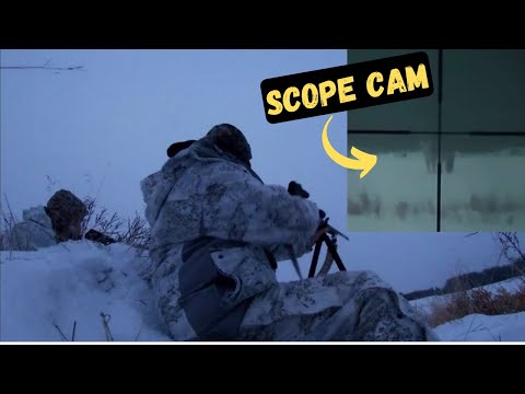 Coyote Hunting - Coyote hangs up at 260 yds had to take the shot! (Tactacam FTS Scope Cam)