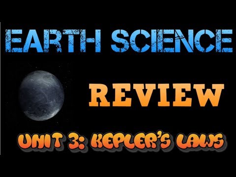 Earth Science Review Video 8: Astronomy Unit 3 - Kepler's 3 Laws