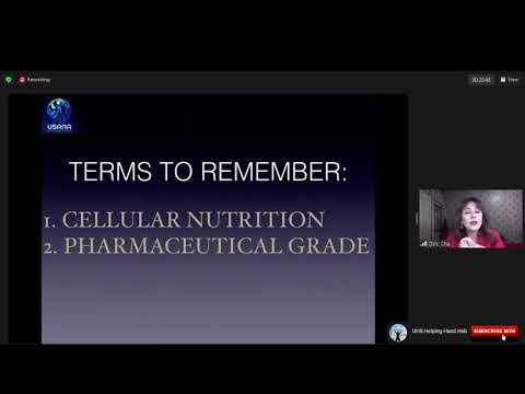 MOST COMPLETE USANA PRODUCT TRAINING   By Mentor Dr  Cha Avilla