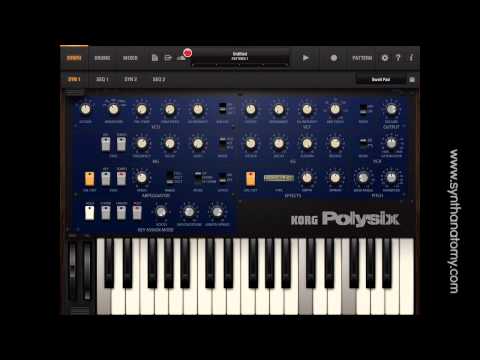 7 Minutes with an Ipad Synth - KORG iPolysix