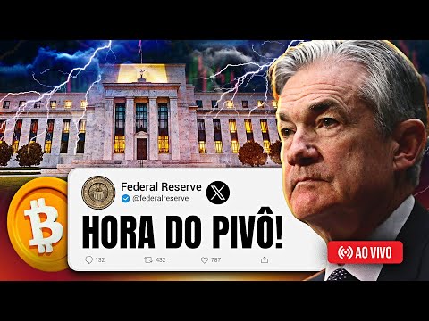 BITCOIN EM QUEDA! FALTAM 2 DIAS PARA INFLAÇÃO CPI! O PIVÔ DO FED SE APROXIMA?