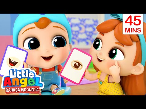 Belajar Nama Anggota Tubuh Yuk! | Kartun Anak | Little Angel Bahasa Indonesia