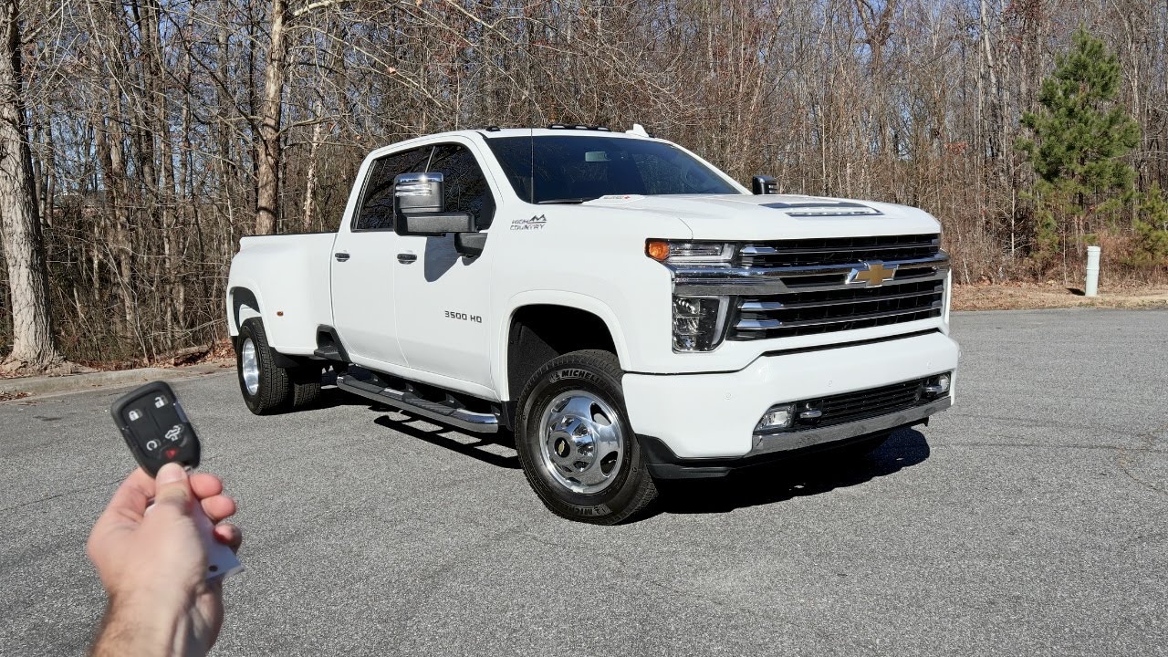 2022 Chevrolet Silverado 3500 High Country: Start Up, Test ...