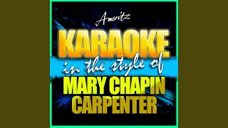 Quittin' Time (In the Style of Mary Chapin Carpenter) (Karaoke Version)