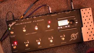 Video thumbnail for Fender Mustang  floor pedal demo by Edward Owen