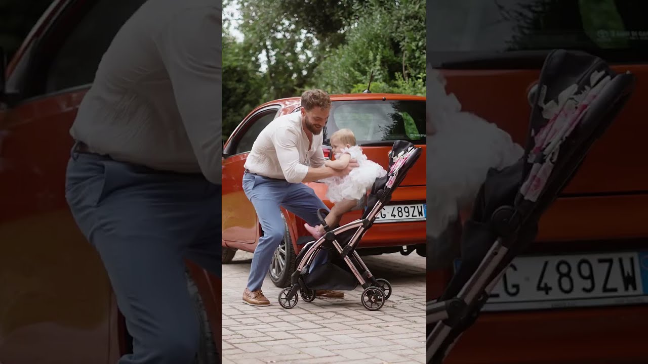 миниатюра 0 Видео о товаре Коляска прогулочная Leclerc Baby by Monnalisa, Antique Pink (Розовый)